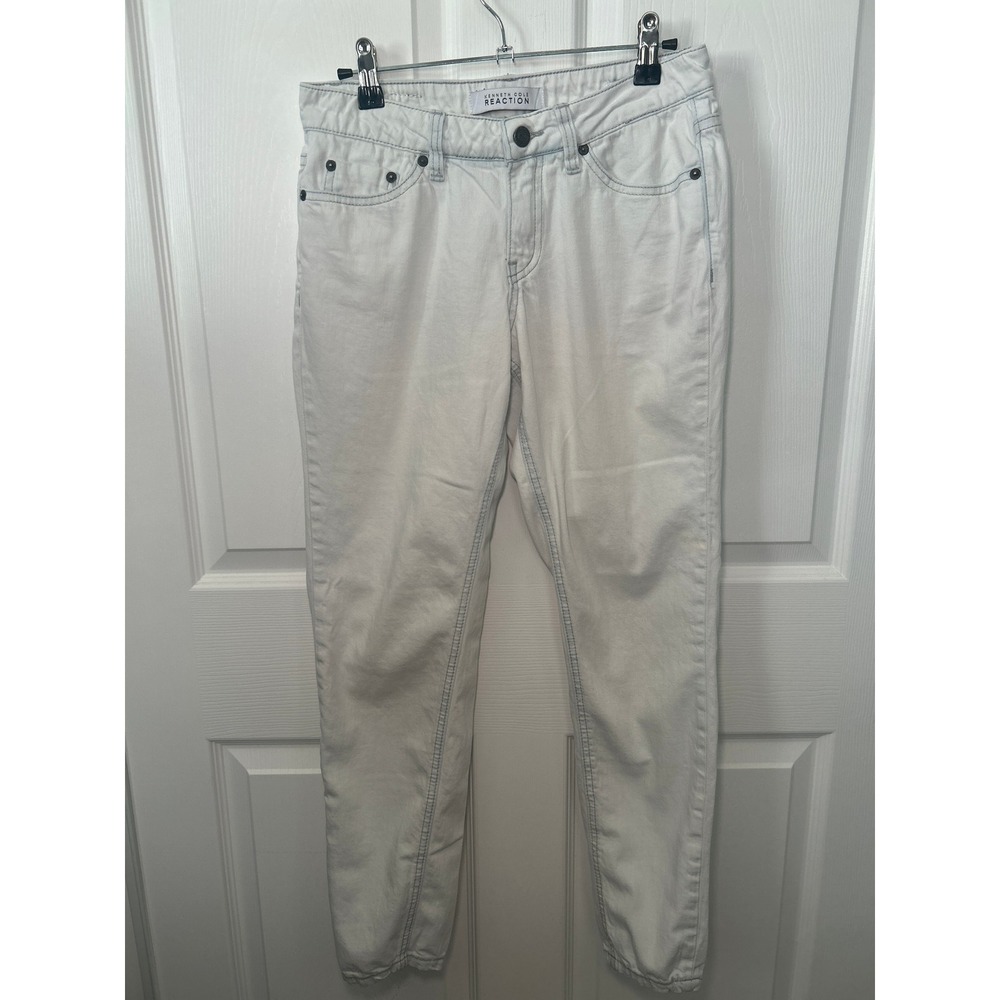 Kenneth Cole Reaction Skinny Jeans NWOT Bleach Wash Denim Size 4